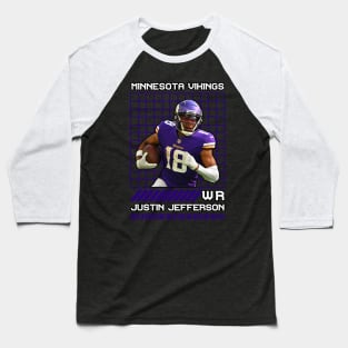 JUSTIN JEFFERSON - WR - MINNESOTA VIKINGS Baseball T-Shirt